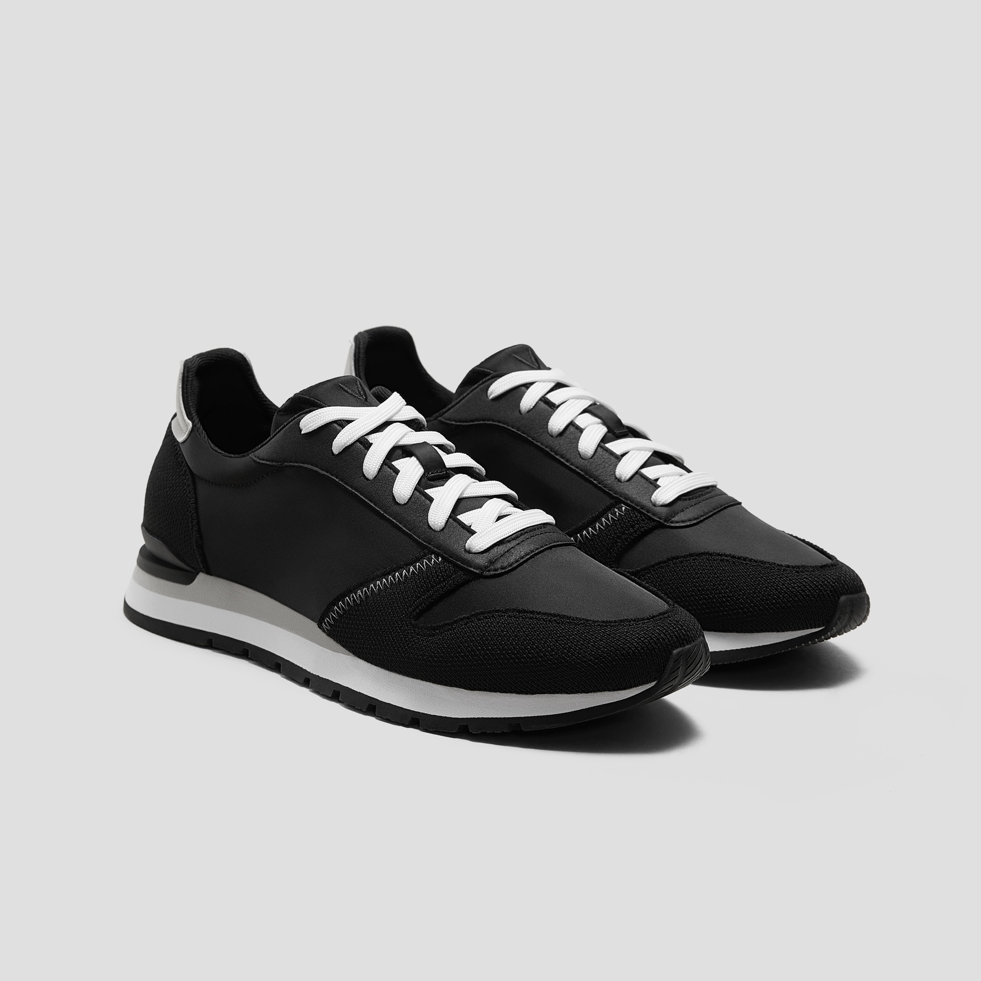 Unisex Satin Luxe Sneakers (Allegro), BLACK OFF GREY, EU38