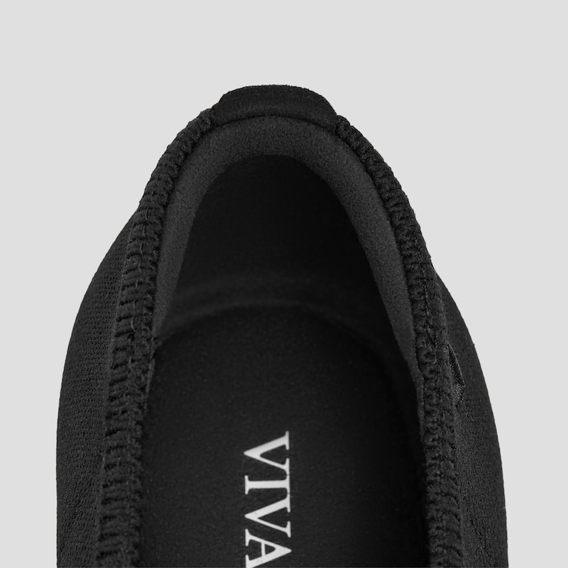 Almond-Toe Nude Flats (Nubia), Black, EU35 | VIVAIA