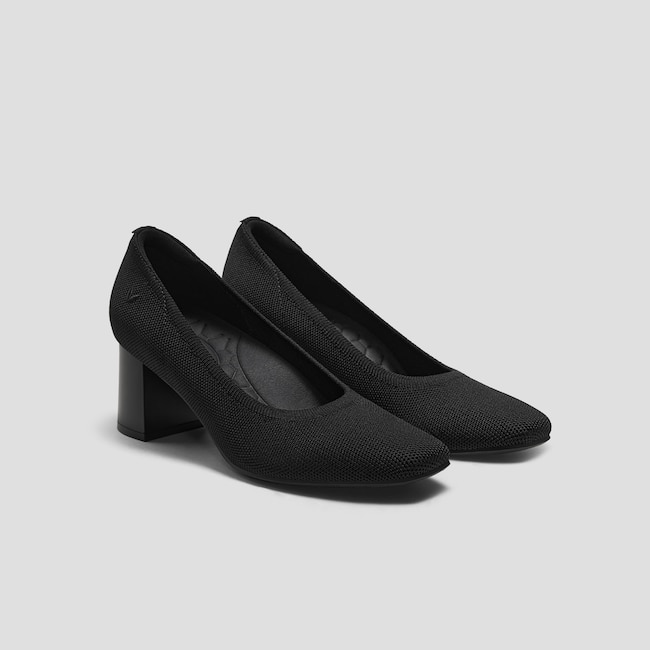 Square-Toe Stress FREE Chunky Heels (Elize)