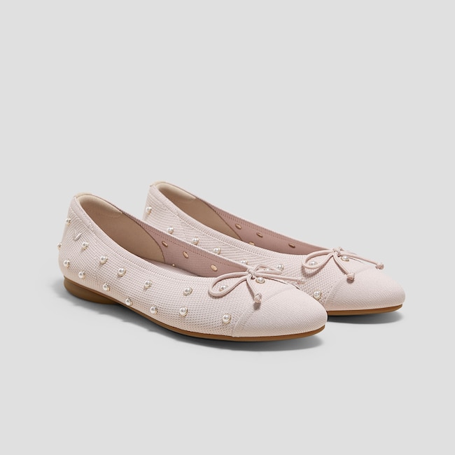 Almond-Toe Bow Flats (Tiana)