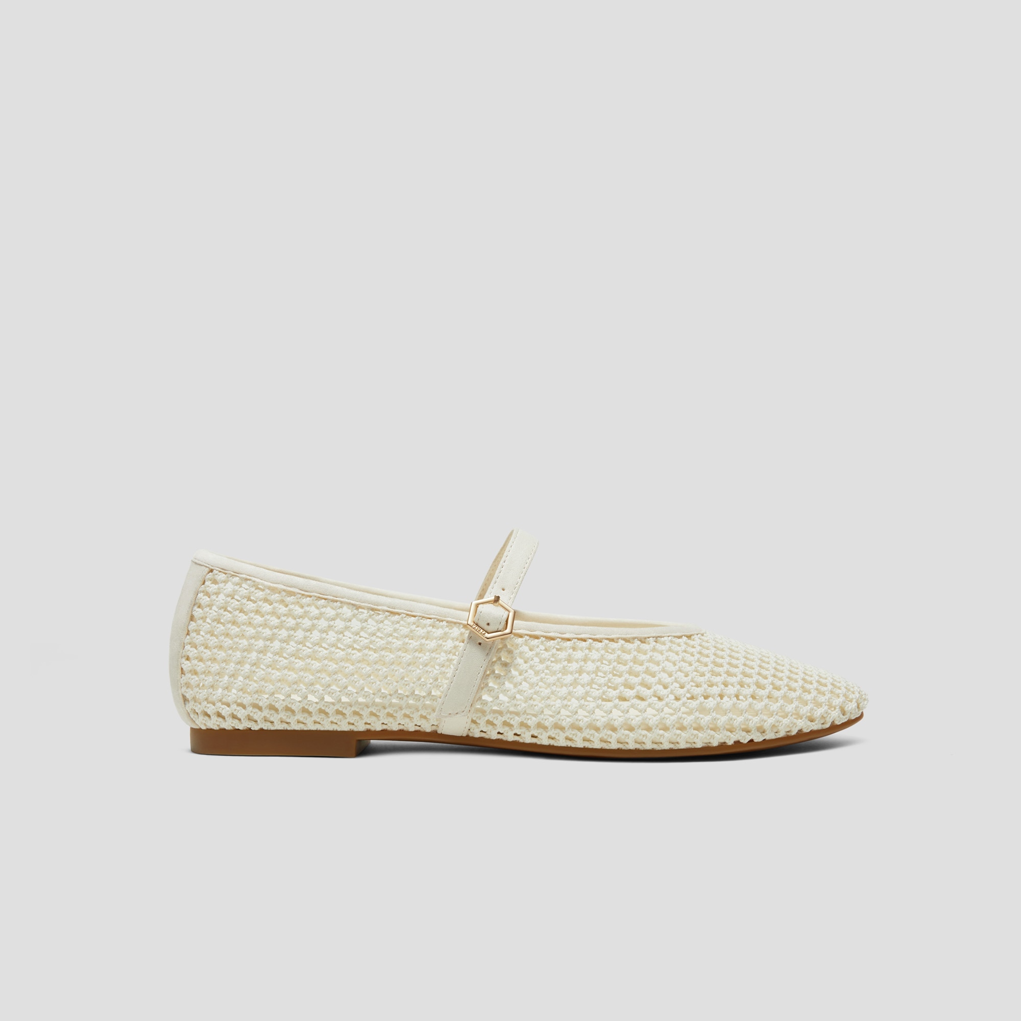 Almond-toe Mary-Jane AdaptAll™(Nelly), CREAM WATER RPT | VIVAIA