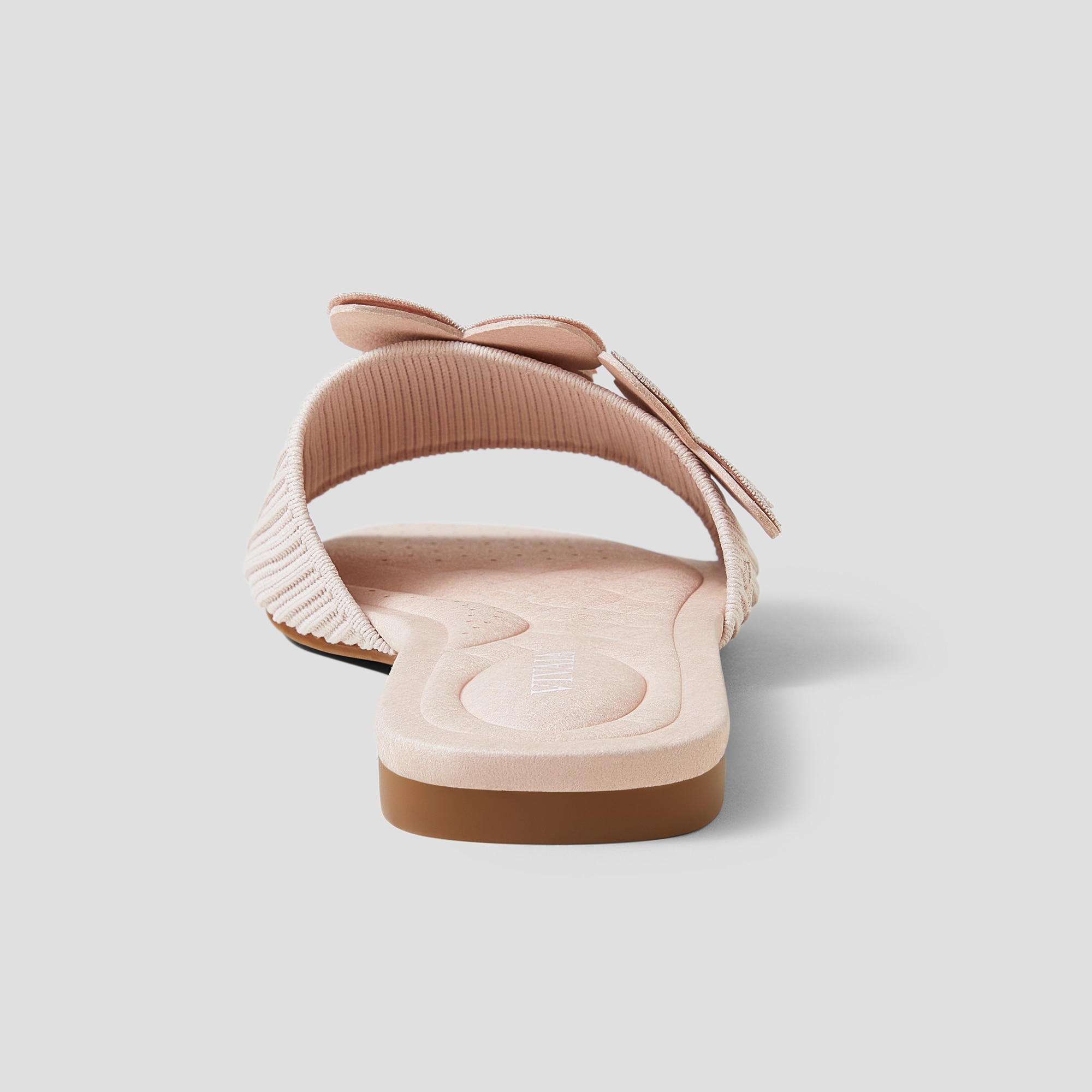 希少 VIVAIA cleo 蝶 フラット サンダル チョウ ピンク ビバイア Round-Toe Slippers (Cleo), BALLET BLUSH, EU35 | VIVAIA
