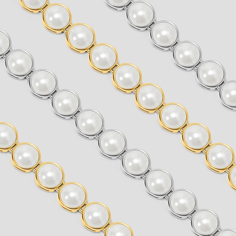 Nubia Pearl Chain, Silver, EU35-36 | VIVAIA