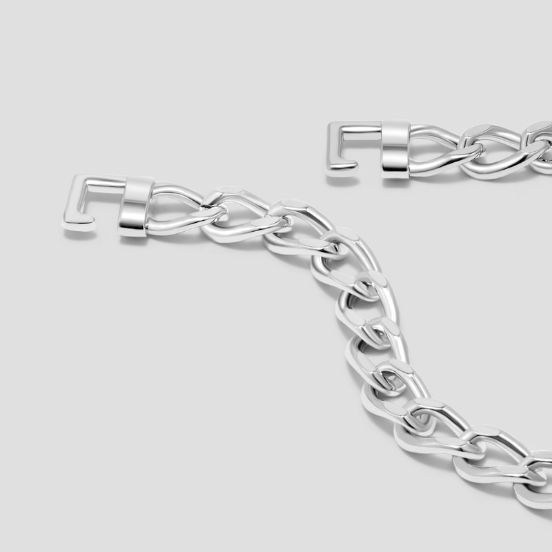 Barbara Cuban Chain, Silver, EU35-36 | VIVAIA