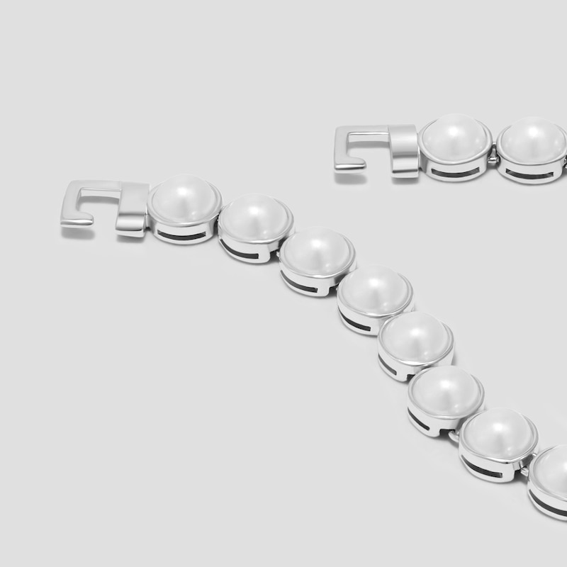 Nubia Pearl Chain, Silver, EU35-36 | VIVAIA