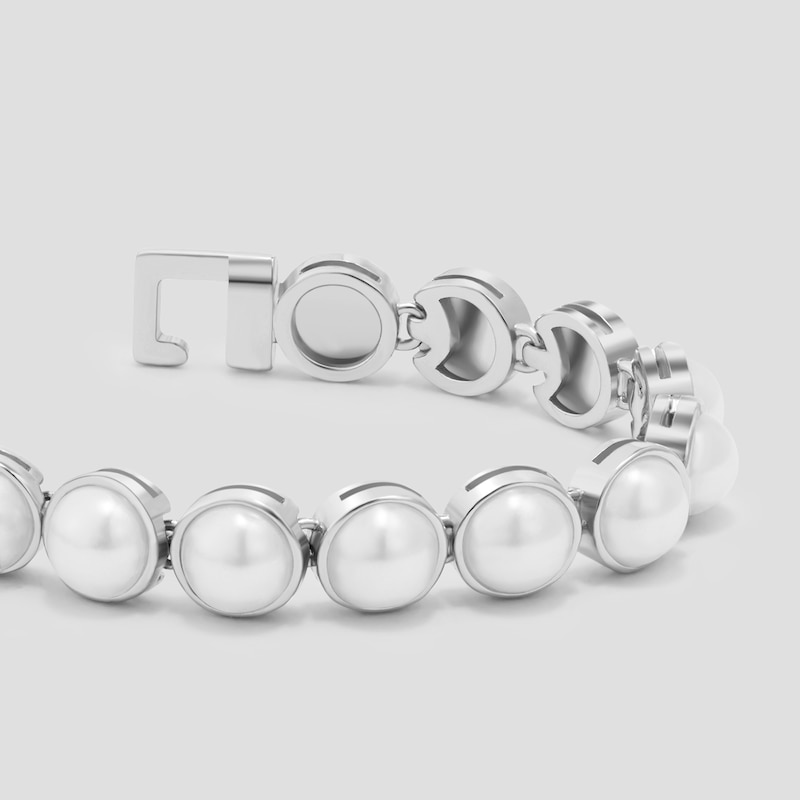 Nubia Pearl Chain, Silver, EU35-36 | VIVAIA