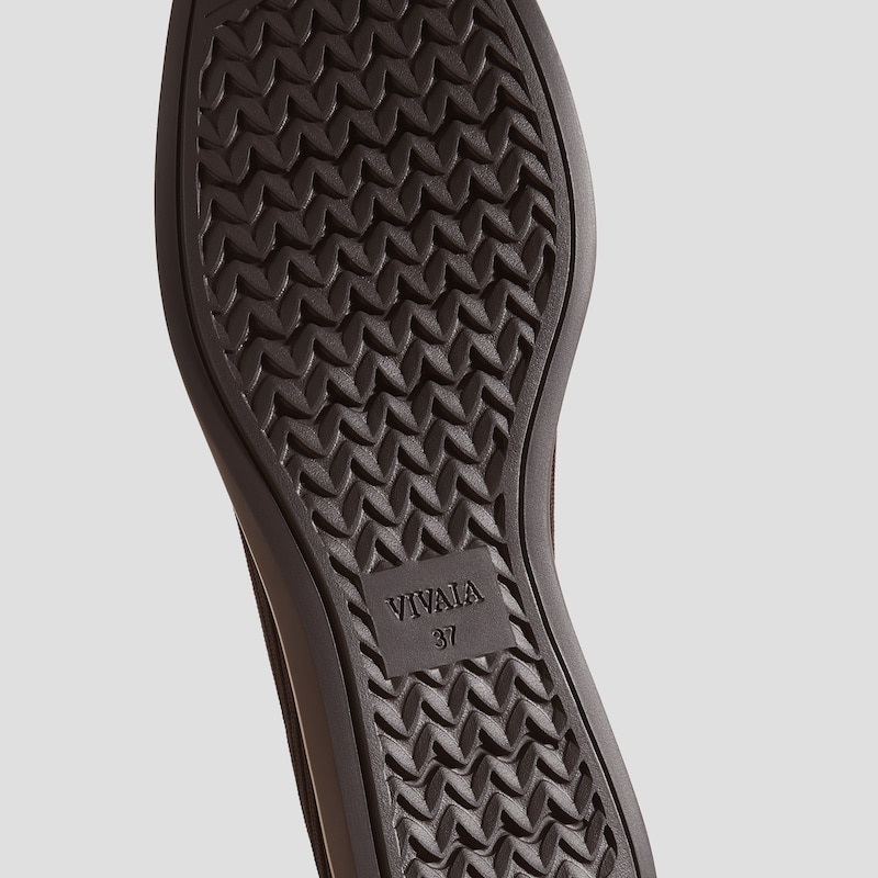 Square-Toe All-Day Standing Flats (Mabel), DK.CHOCOLATE NUDE, EU35 | VIVAIA