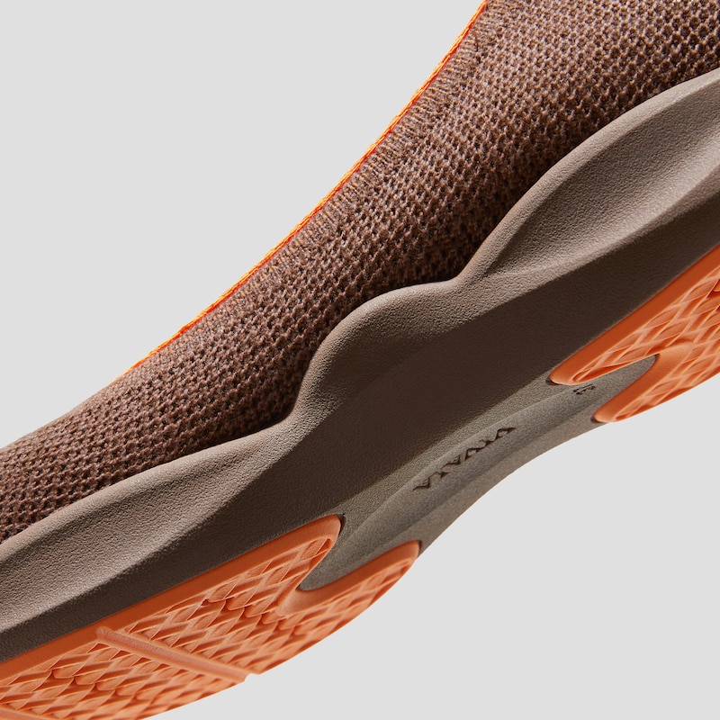 Water-Repellent Round-Toe All-Day Sneaker Flats (Izabel), COFFEE ORANGE, EU35 | VIVAIA