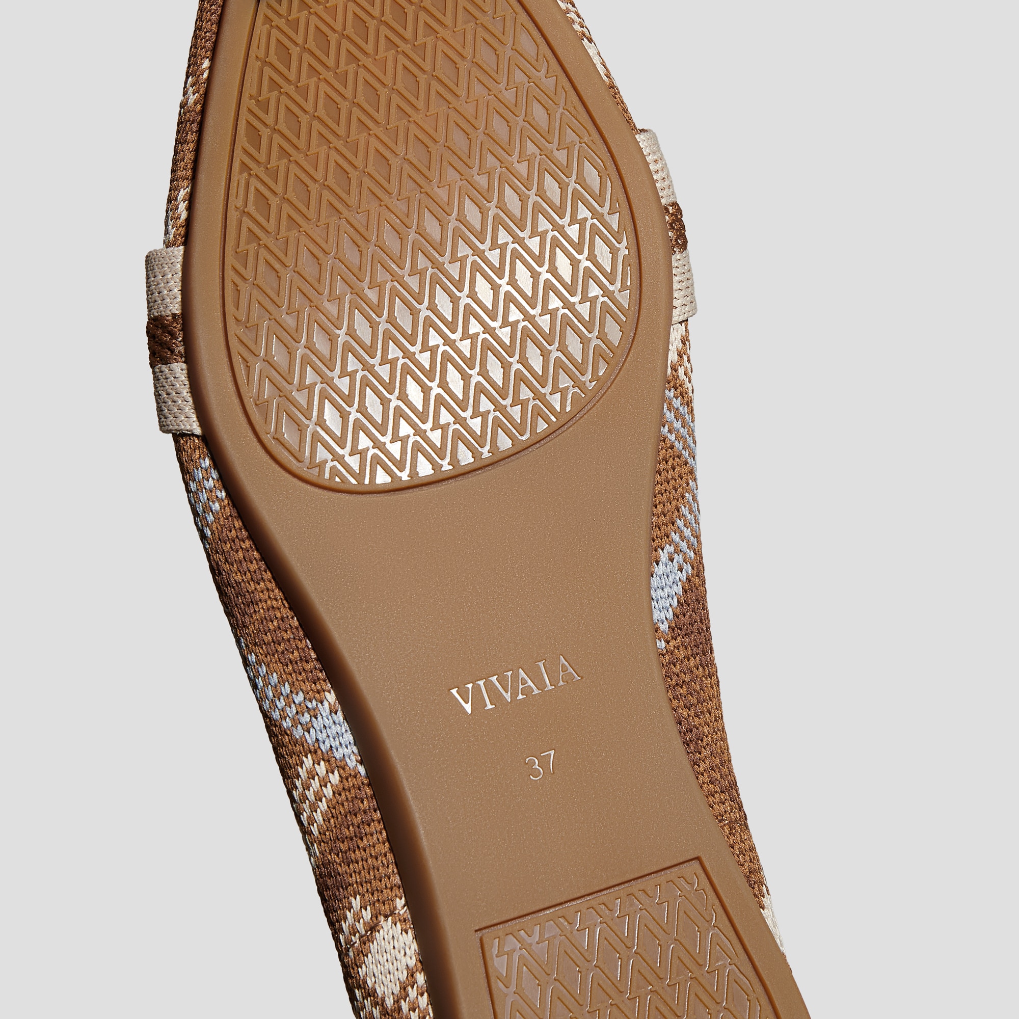 Pointed-Toe Bow Loafers (Michelle 2.0), CARAMEL MOSAIC, EU35 | VIVAIA