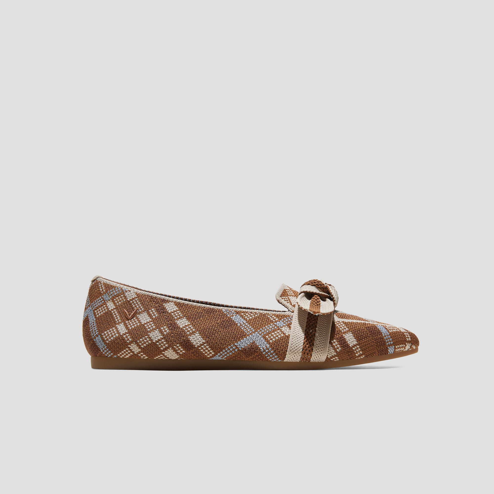 Pointed-Toe Bow Loafers (Michelle 2.0), CARAMEL MOSAIC, EU35 | VIVAIA