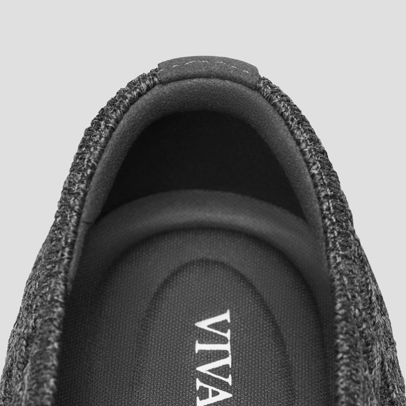 Square-Toe Lace Up Mary-Jane (Miley), RICH GREY CABLE KNIT, EU35 | VIVAIA