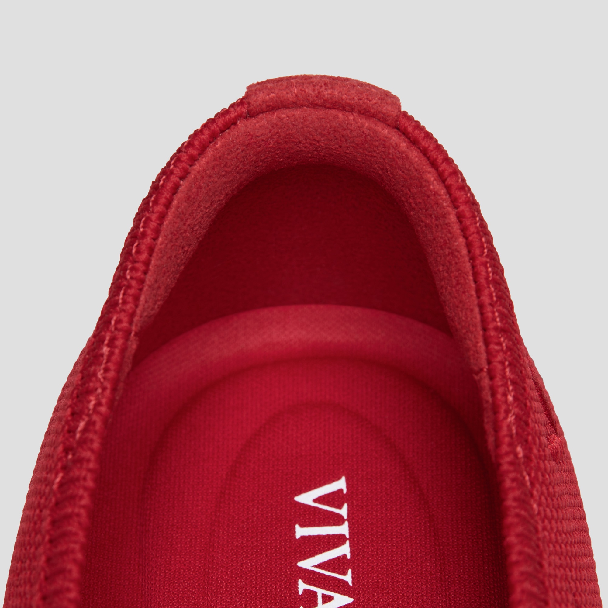 VIVAIA レッド ニット バレエシューズ 36 VIVAIA レッド ニット バレエシューズ 36 3 Laces Included Square-Toe