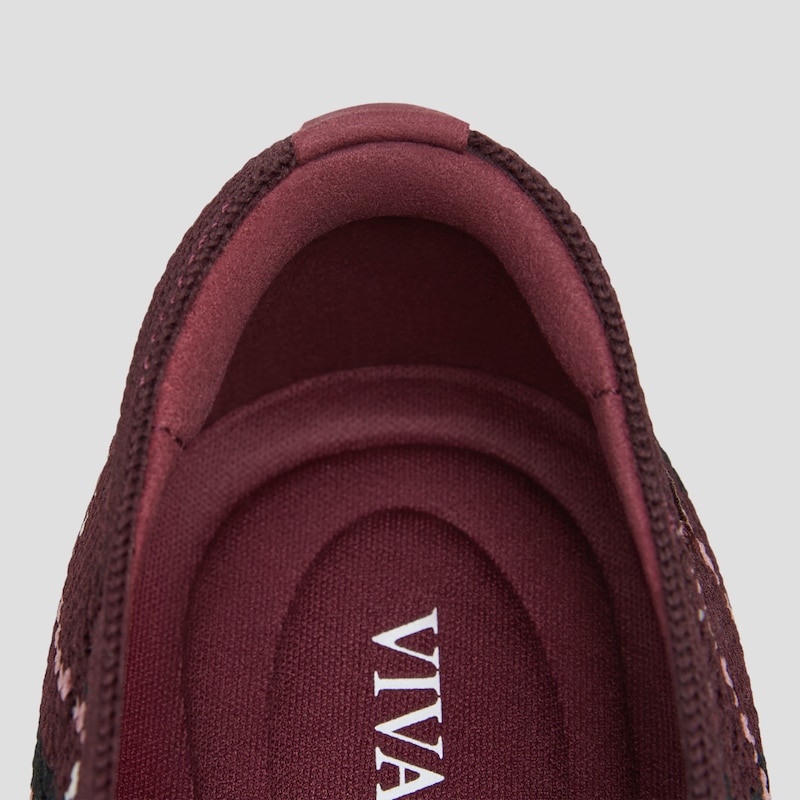 Square-Toe Mary-Jane (Margot Mary-Jane), BORDEAUX LINED PLAID, EU35 | VIVAIA