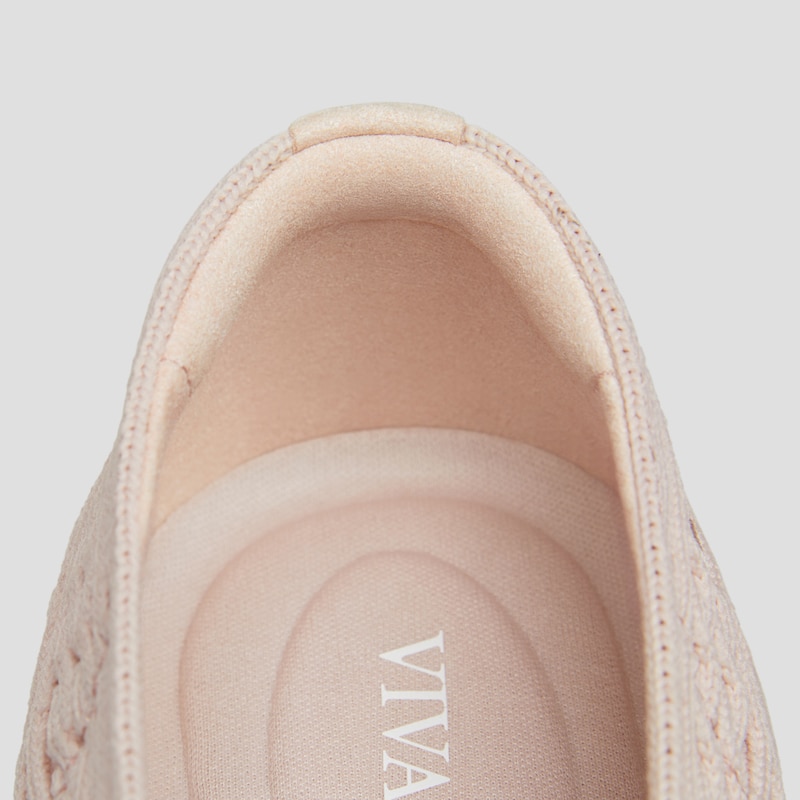 Square-Toe Mary-Jane (Margot Mary-Jane), BALLET BLUSH CABLE KNIT, EU38 | VIVAIA