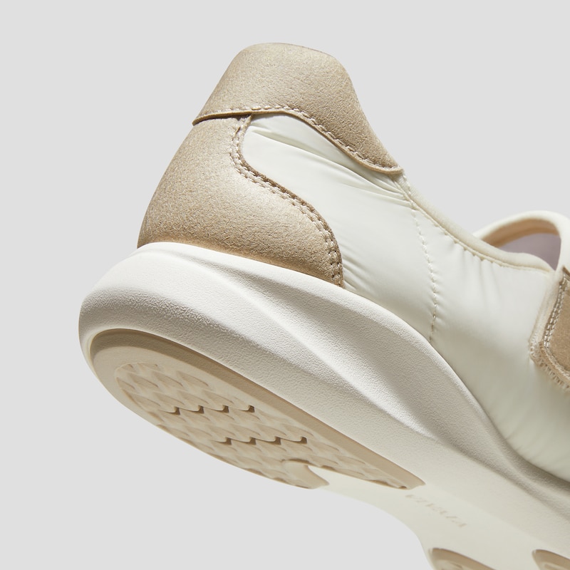 Round-Toe Re-Nylon Mary Jane Sneaker Flats (Ivee), SEASHELL HUMUS WATER RPT, EU35 | VIVAIA