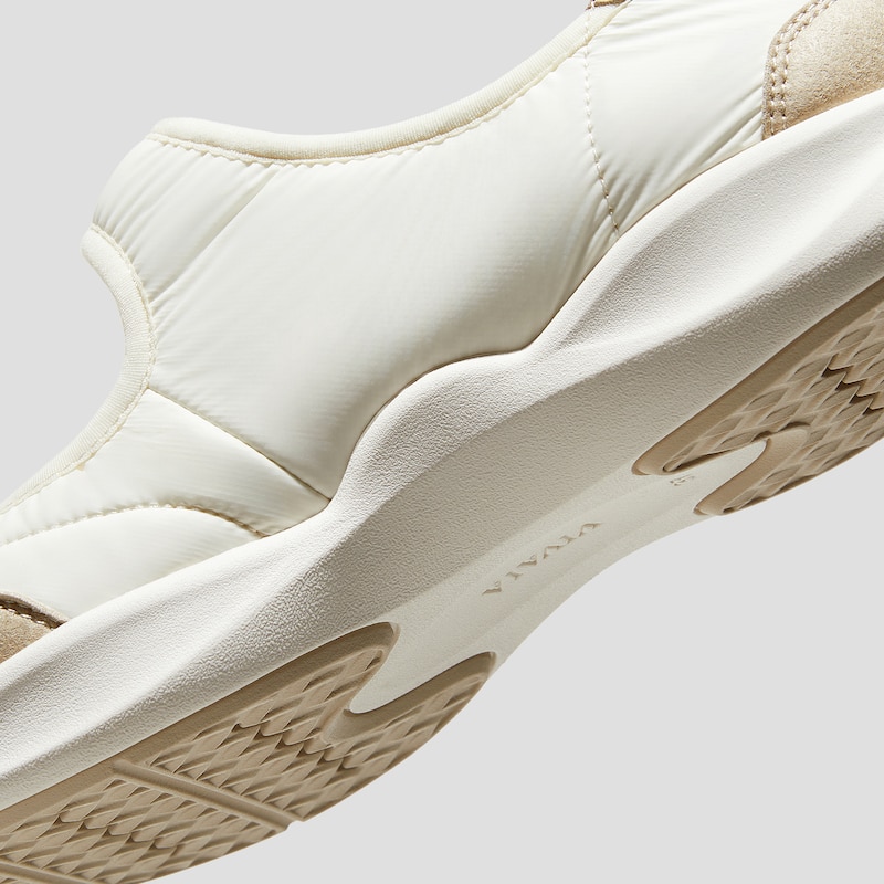 Round-Toe Re-Nylon Mary Jane Sneaker Flats (Ivee), SEASHELL HUMUS WATER RPT, EU35 | VIVAIA