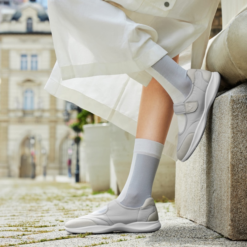 Walker Pro Re-Nylon Hybrid Mary Jane (Ivee), OFF GREY, EU35 | VIVAIA