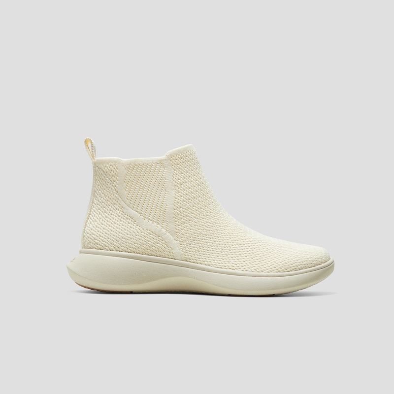Water-Repellent Sneaker Boot Sliders (Urban Boots), CREAM JAGGED, EU35 | VIVAIA
