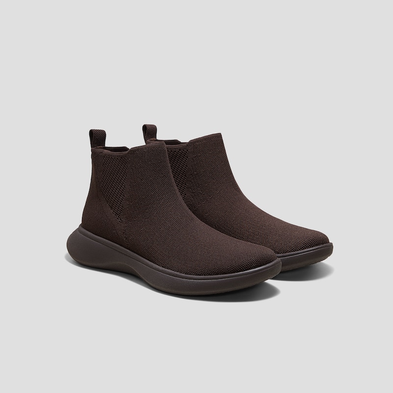 Water-Repellent Sneaker Boot Sliders (Urban Boots), DARK CHOCOLATE, EU35 | VIVAIA