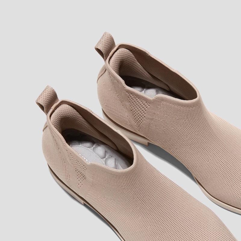 Slip-On Square-Toe Ankle Chelsea Boots (Ryan Slip-On), WARM TAUPE, EU35 | VIVAIA