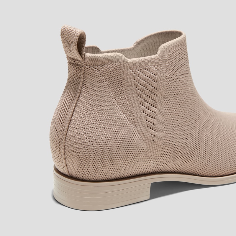 Slip-On Square-Toe Ankle Chelsea Boots (Ryan Slip-On), WARM TAUPE, EU35 | VIVAIA