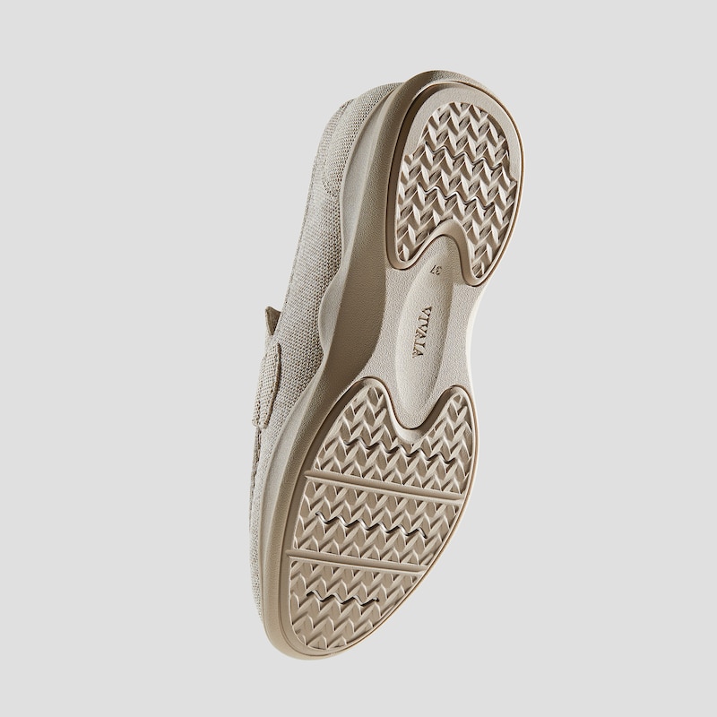 Water-Repellent Round-Toe Sneaker Loafers (Ivana), Oatmilk, EU38.5 | VIVAIA