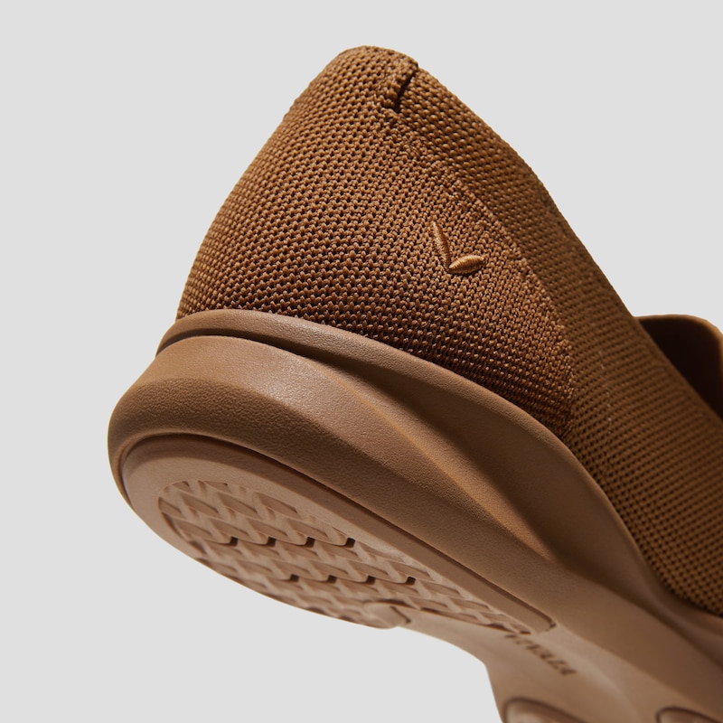 Water-Repellent Round-Toe Sneaker Loafers (Ivana), CARAMEL, EU35 | VIVAIA