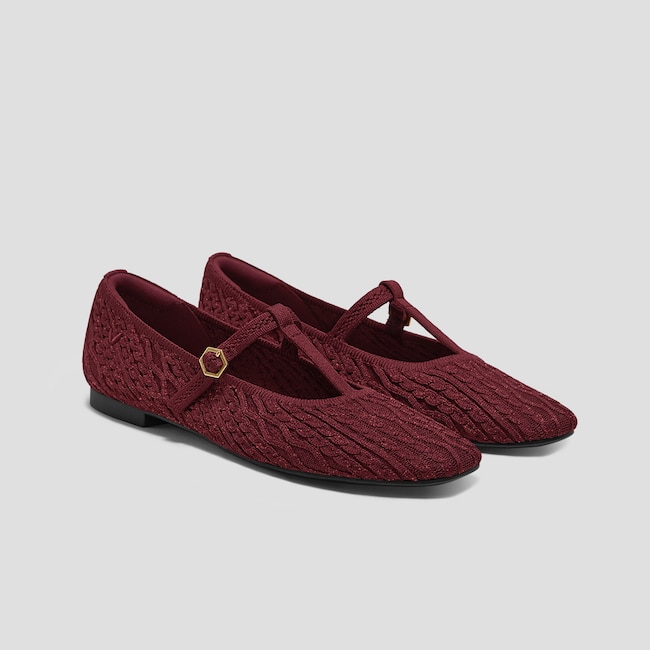 T-Bar Ballet Flats（Melinda）
