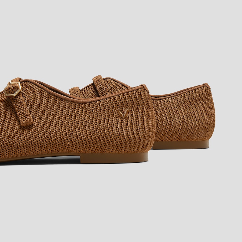 Twin-Strap Flats（Natalie）, CARAMEL, EU39.5 | VIVAIA