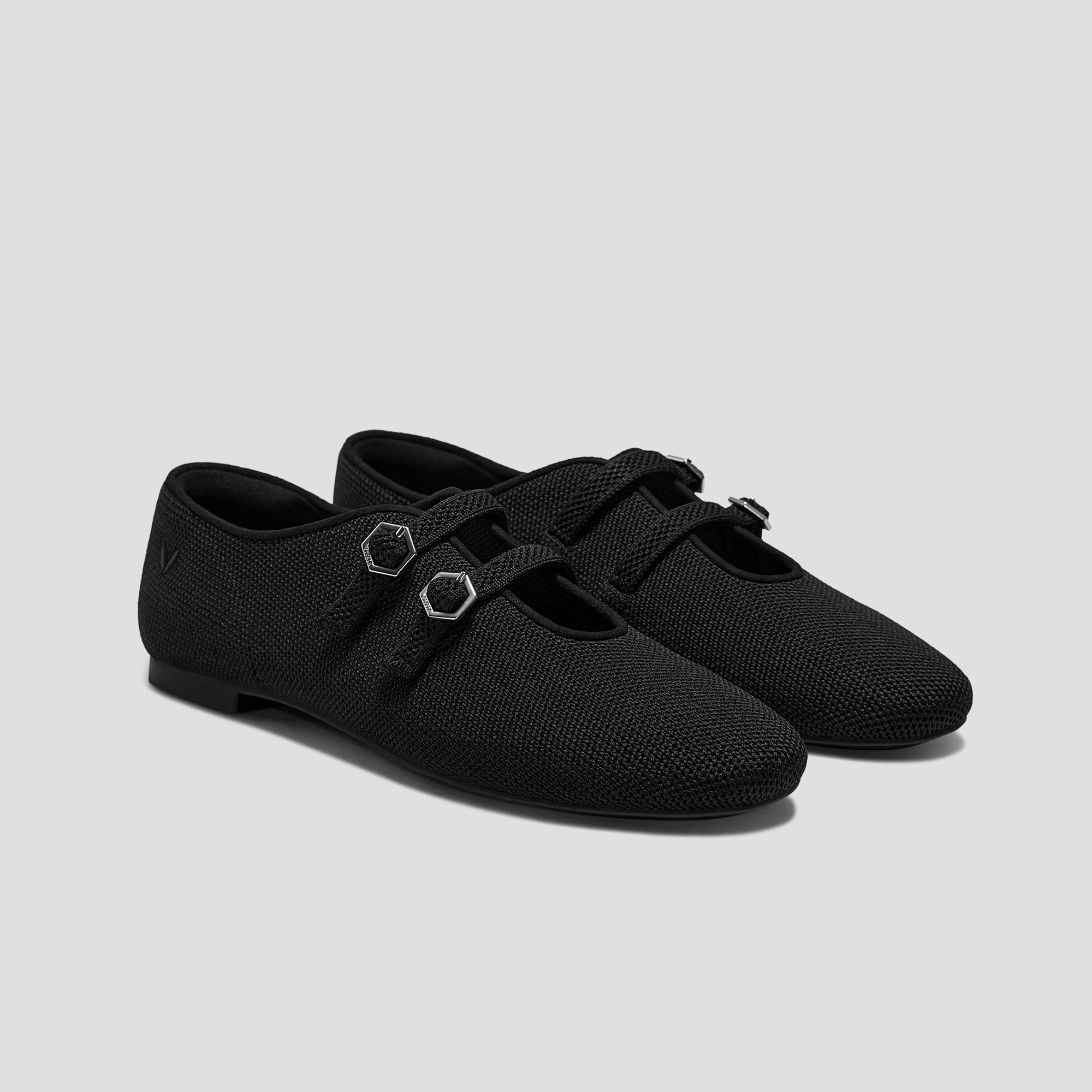 Twin-Strap Flats（Natalie）, Black, EU35 | VIVAIA