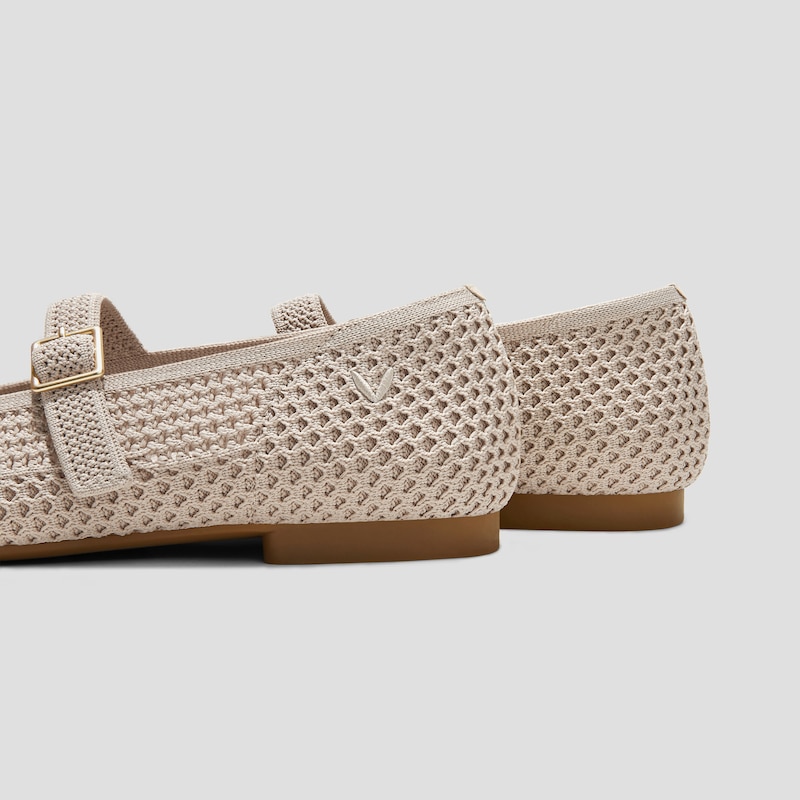Square-Toe Mary-Jane (Margot Mary-Jane), ALMOND MESH, EU41.5 | VIVAIA