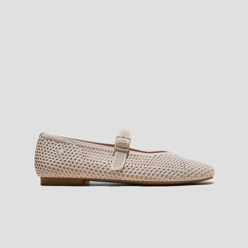 Square-Toe Mary-Jane (Margot Mary-Jane), ALMOND MESH, EU41.5 | VIVAIA