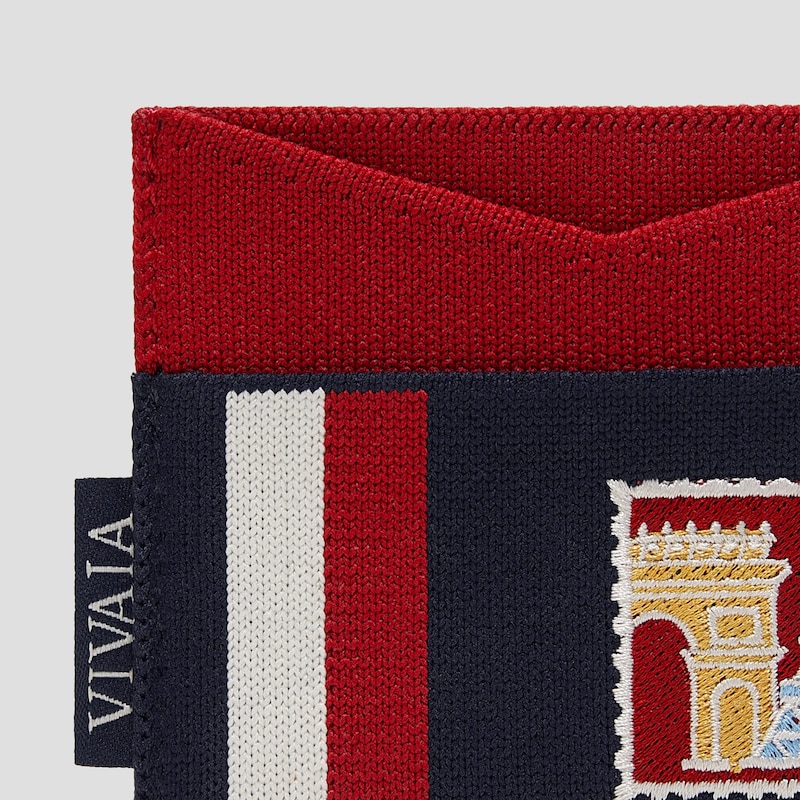 Bastille Day Limited-Edition Card Wallet (Miller), NAVY, one-size | VIVAIA
