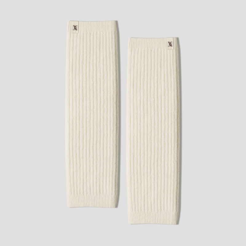 Slouchy Leg Warmers, CREAM, M | VIVAIA