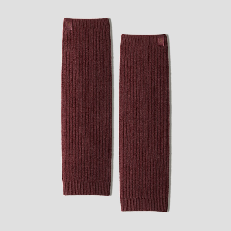 Slouchy Leg Warmers, BURGUNDY, M | VIVAIA