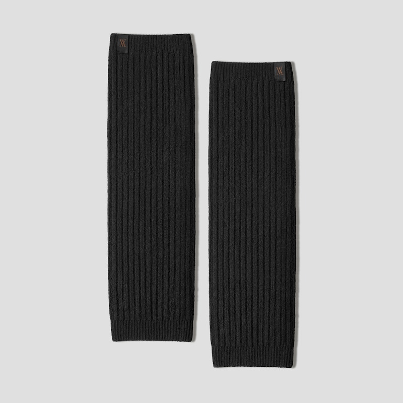 Slouchy Leg Warmers, Black, M | VIVAIA