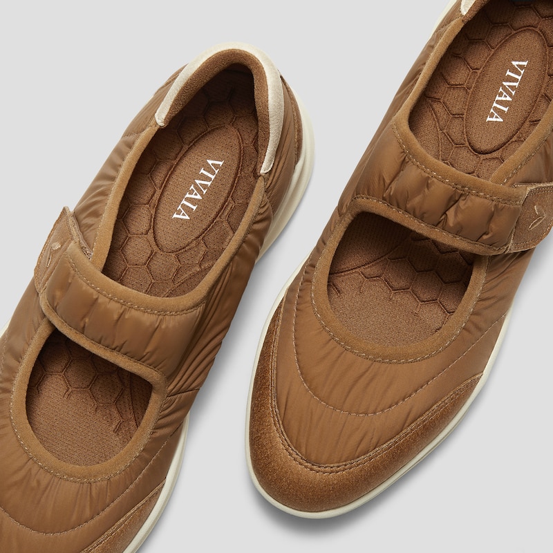 Walker Pro Re-Nylon Hybrid Mary Jane (Ivee), CHESTNUT, EU35 | VIVAIA