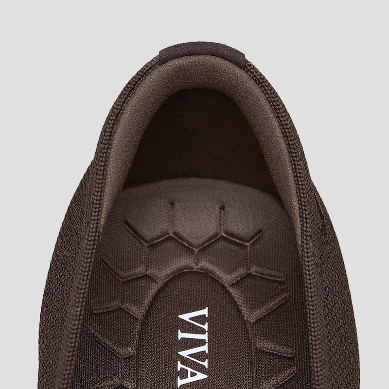 Square-Toe Stress Free Chunky Heels (Megan), DARK CHOCOLATE, EU35 | VIVAIA