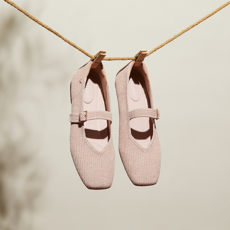 Square-Toe Mary-Jane (Margot Mary-Jane), Rose gold, EU43 | VIVAIA