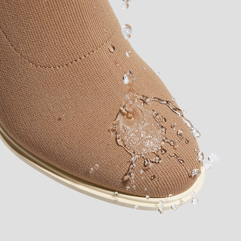 Almond-Toe Running Heel Boots (Amanda), Brown | VIVAIA
