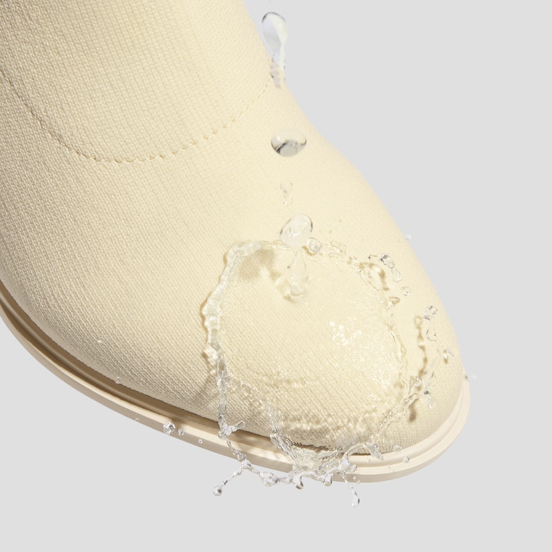 Almond-Toe Running Heel Boots (Amanda), CREAM WATER RPT| VIVAIA