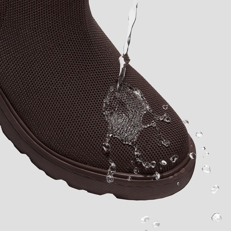 Round-Toe Chunky Platform Travel Boots (Everly), DARK CHOCOLATE, EU42 | VIVAIA