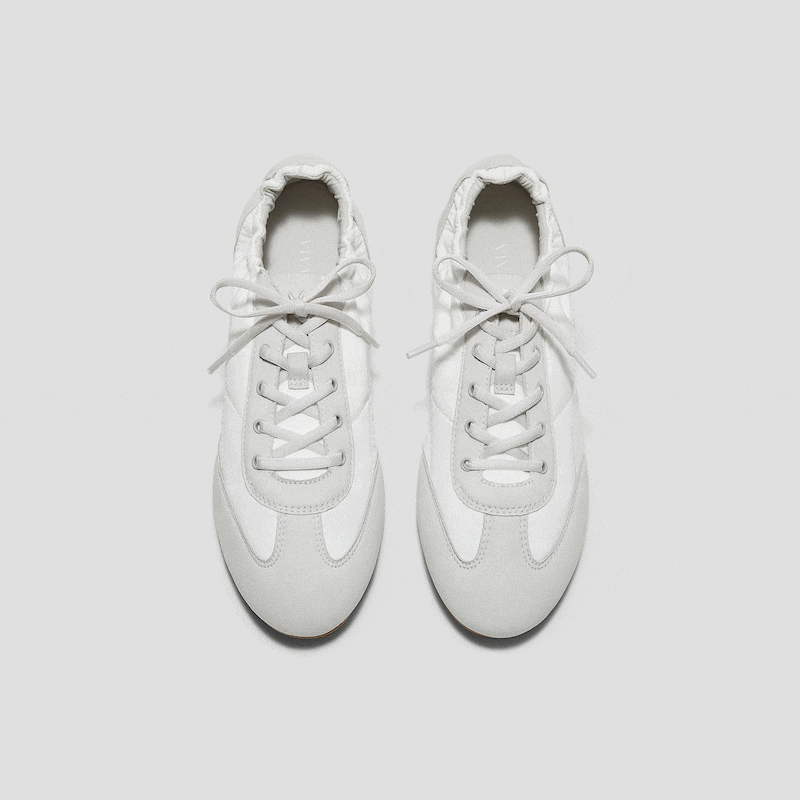 Jogger Re-Nylon Sneakerina (Yancy), WHITE SMOKEY GREY, EU38 | VIVAIA