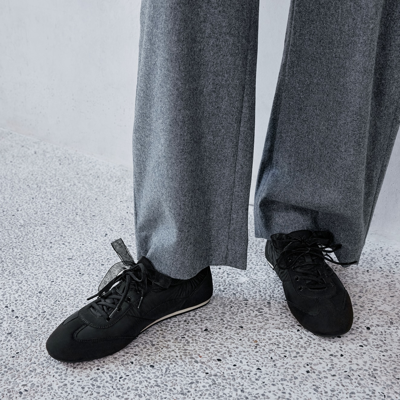 Jogger Re-Nylon Sneakerina (Yancy), Black, EU35 | VIVAIA