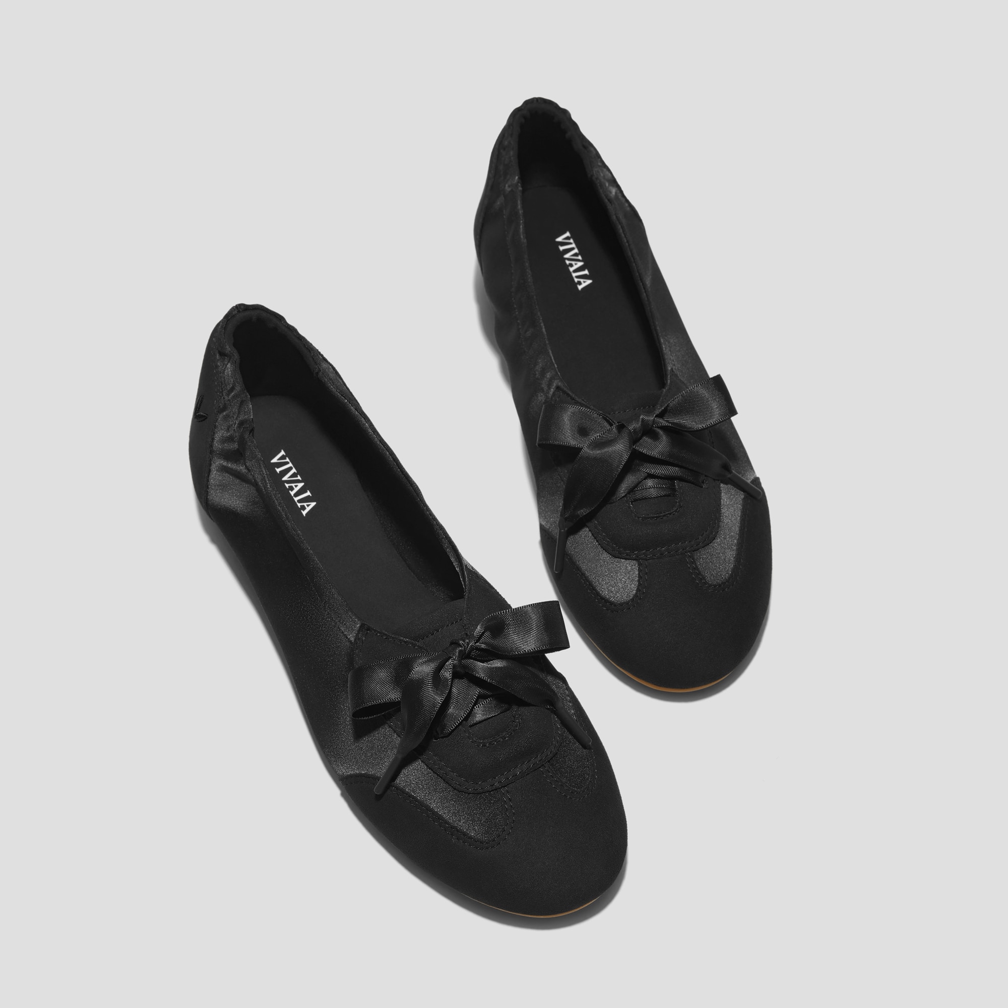 VIVAIA ブラック バレエシューズ 24cm VIVAIA Timeless Chic Collection 24SS