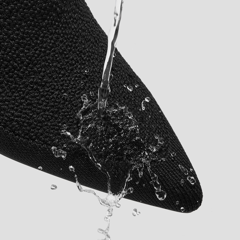 Pointed-Toe Mid Heels (Alana), BLACK JACQUARD, EU39 | VIVAIA