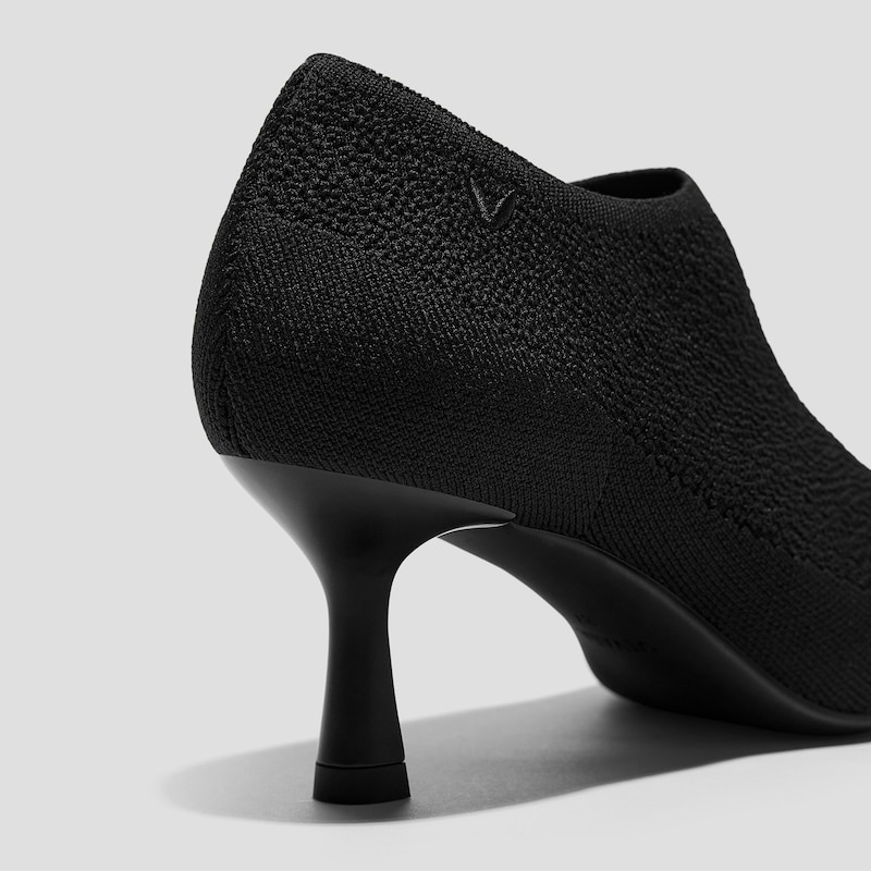 Pointed-Toe Mid Heels (Alana), BLACK JACQUARD, EU39 | VIVAIA