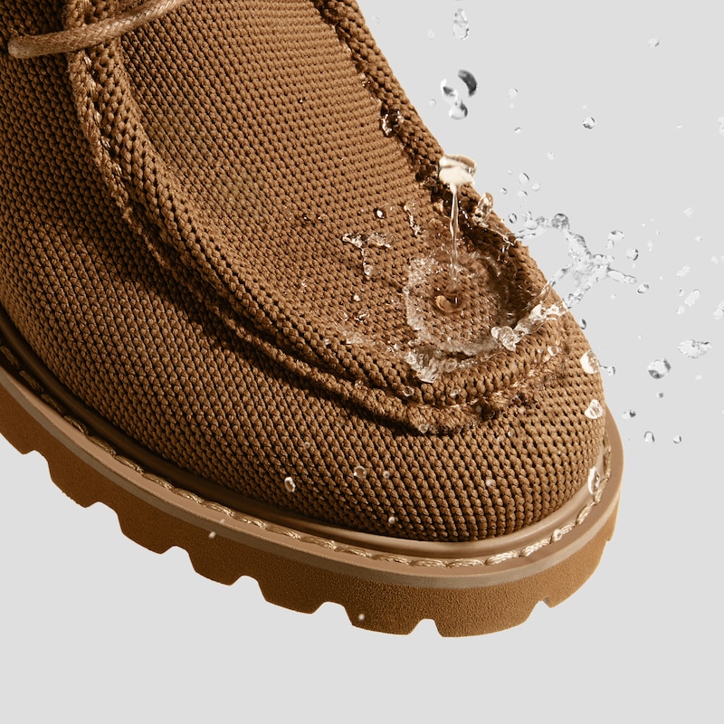 Round-Toe Lug Sole Ankle Boots (Francis), CARAMEL, EU39 | VIVAIA