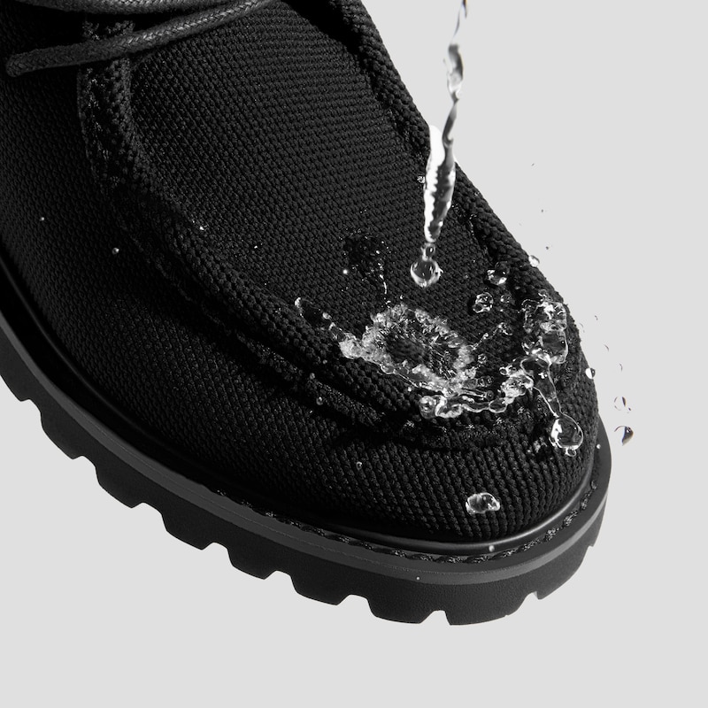 Round-Toe Lug Sole Ankle Boots (Francis), Black, EU38 | VIVAIA