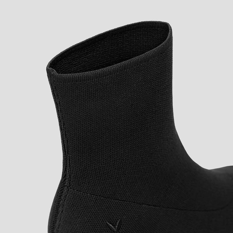 2-in-1 Detachable Mid Heel Boots (Rita), Black, EU35 | VIVAIA